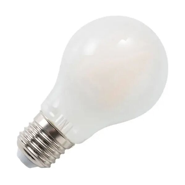 lampadina led a filamento e27 smerigliata 9w goccia calda / naturale