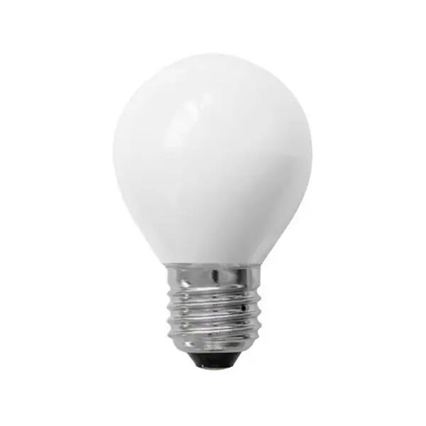 lampadina led filamento e27 4w sfera bianco latte vetro calda 3000k