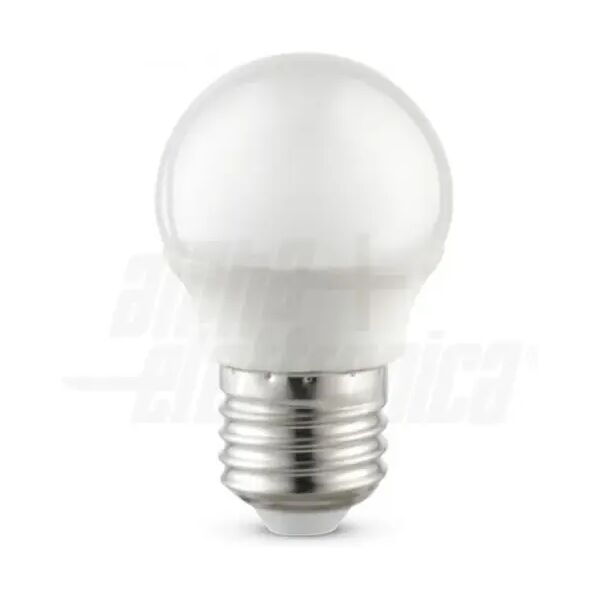 lampadina led e27 luce calda 6w forma sfera 3000k