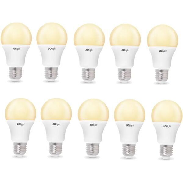 lampadine smart economiche (kit 10) alexa compatibili e27 10w led dimmerabile wi-fi luce caldo