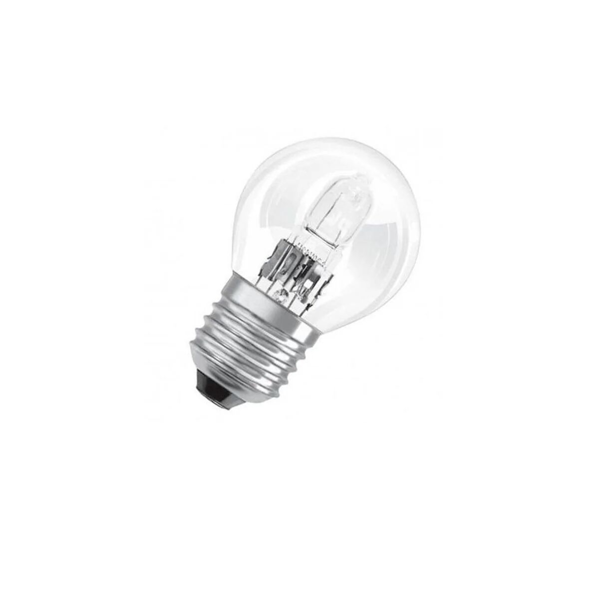 Lampadina Alogena E27 42W Resa 55W Sfera Piccola Trasparente Luce Calda