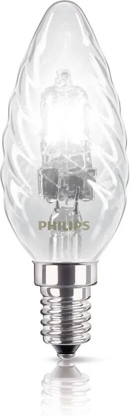 Lampadina a Tortiglione Chiara Alogena E14 28W = 35W Philips