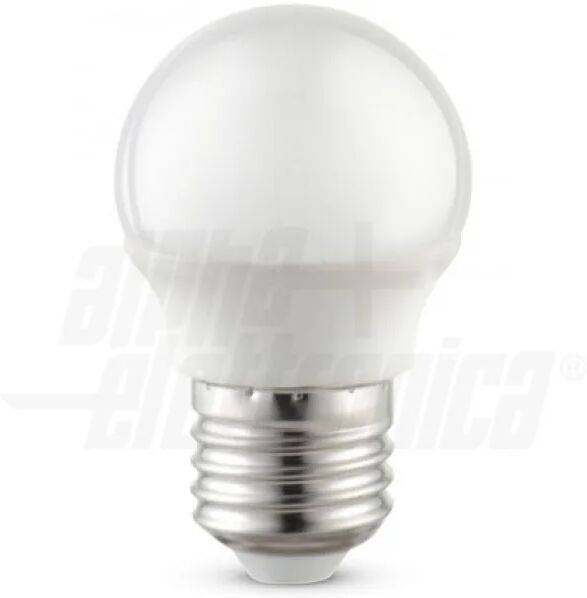 Lampadina led E27 luce calda 6W forma sfera 3000K