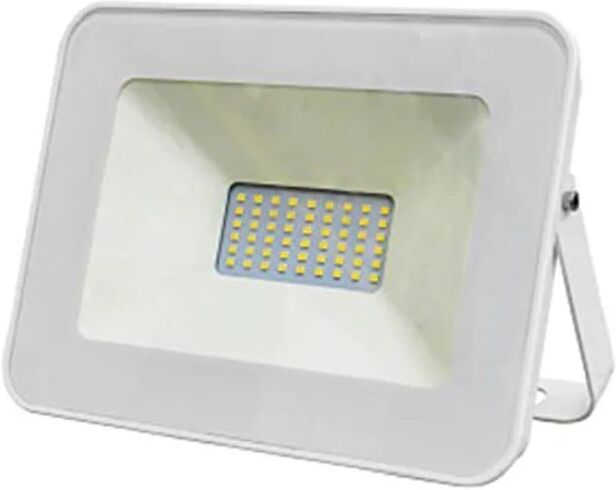 Proiettore Led da esterno 30W luce calda IP65 2700 lumen corpo colore bianco