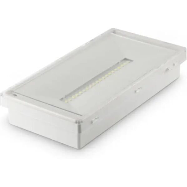 lampada emergenza led parete soffitto 2w ip65 se + sa