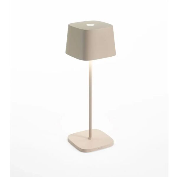 lampada led ricaricabile da tavolo ofelia sabbia touch dimmerabile esterno interno ip54