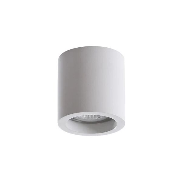 supporto in gesso da soffitto per lampade led gu10 ø70x70mm