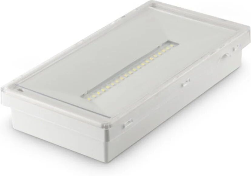 lampada emergenza led parete soffitto 2w ip65 se + sa