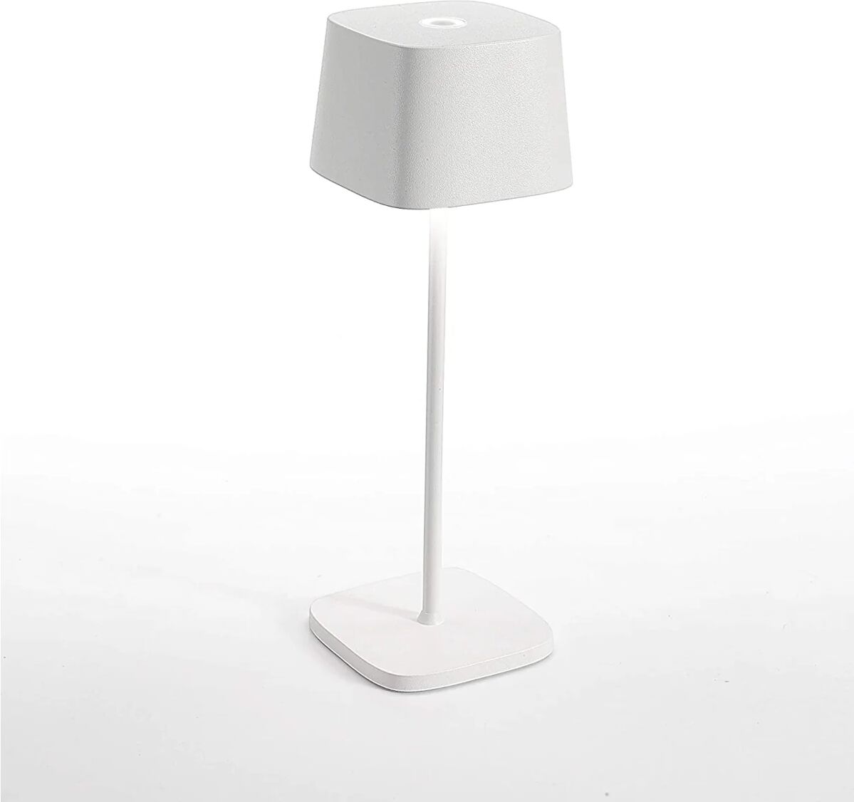 lampada led ricaricabile da tavolo ofelia bianca touch dimmerabile esterno interno ip54