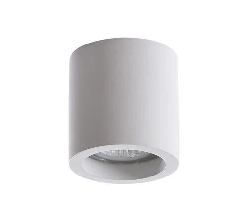 supporto in gesso da soffitto per lampade led gu10 ø70x70mm