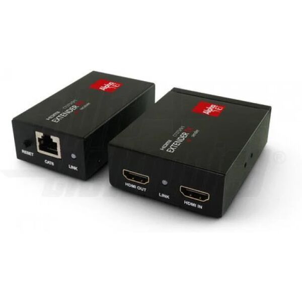 extender hdmi 1080p 50mt con uscita loop-out poe edid cavo cat.6 e ripetitore telecomando