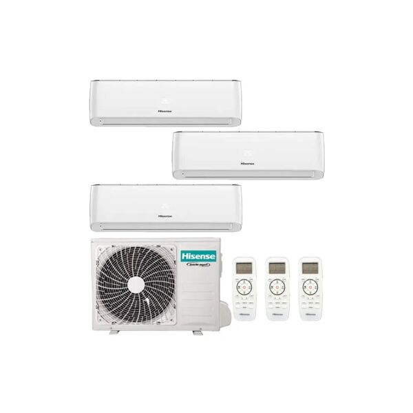 condizionatore hisense energy pro trial split 9000+9000+12000 btu inverter r32 3amw52u4rja a++ wifi