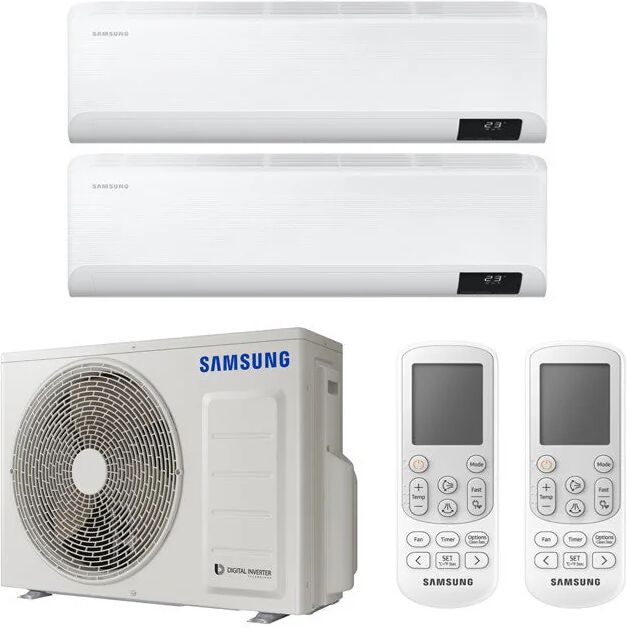 Condizionatore Samsung Cebu Dual Split 12000+18000 Btu Inverter R32 Aj050 A+++/A++ Wifi