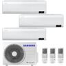 Condizionatore Samsung Windfree Avant Trial Split 7000+9000+9000 Btu Inverter R32 Aj052 A++/A+ Wifi