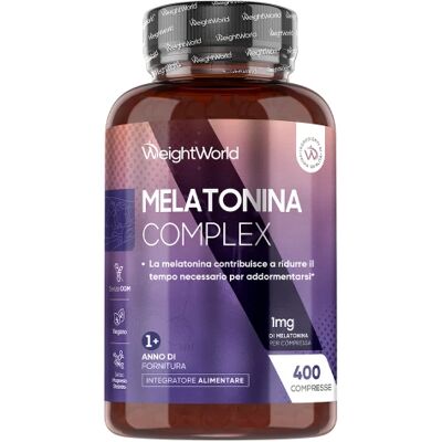 WeightWorld Melatonina 1mg Complex 400 Compresse Acquista Ora WeightWorld Melatonina 1mg Complex 400 Compresse Acquista Ora