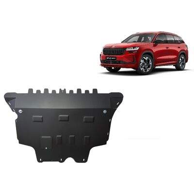 Scut Protection Piastra paramotore di acciaio Skoda Kodiaq (2024-2026) Scut Protection Piastra paramotore di acciaio Skoda Kodiaq (2024-2026)