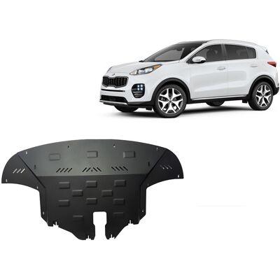 Scut Protection Piastra paramotore di acciaio Kia Sportage (2015-2019) Scut Protection Piastra paramotore di acciaio Kia Sportage (2015-2019)