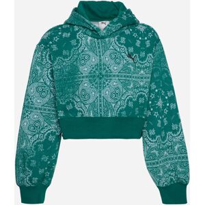 Puma Crop Jr - Felpa - Verde 176CM Puma Crop Jr - Felpa - Verde 176CM