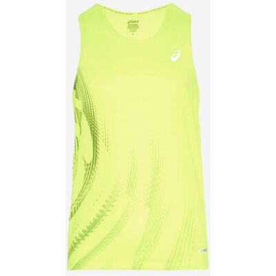 Asics Road Graphic M - Canotta Running - Uomo - Giallo XL Asics Road Graphic M - Canotta Running - Uomo - Giallo XL