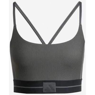 Adidas Hyg Rib W - Bra Training - Donna - Grigio XS Adidas Hyg Rib W - Bra Training - Donna - Grigio XS