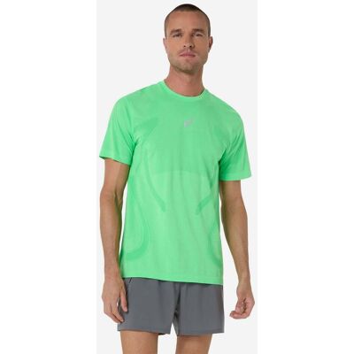 Asics Road Seamless M - T-shirt Running - Uomo - Verde L Asics Road Seamless M - T-shirt Running - Uomo - Verde L