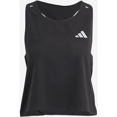 Adidas Adi365 Crop W - Canotta Running - Donna - Nero L Adidas Adi365 Crop W - Canotta Running - Donna - Nero L