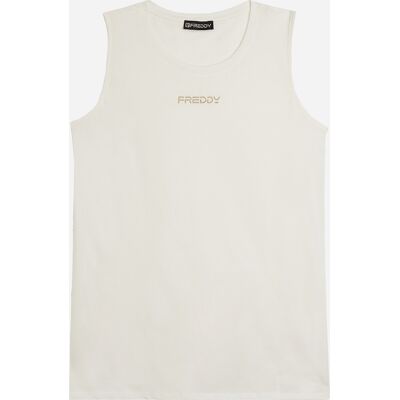 Freddy Small Logo W - Canotta - Donna - Bianco XS Freddy Small Logo W - Canotta - Donna - Bianco XS