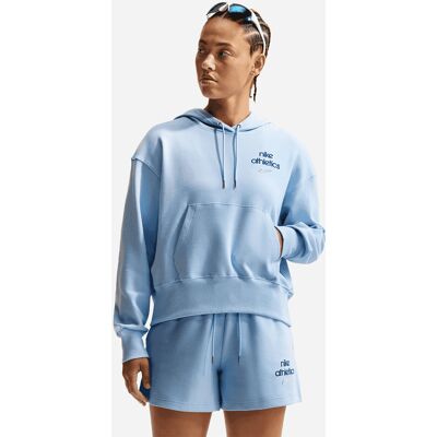 Nike Gym Life W - Felpa - Donna - Azzurro S Nike Gym Life W - Felpa - Donna - Azzurro S