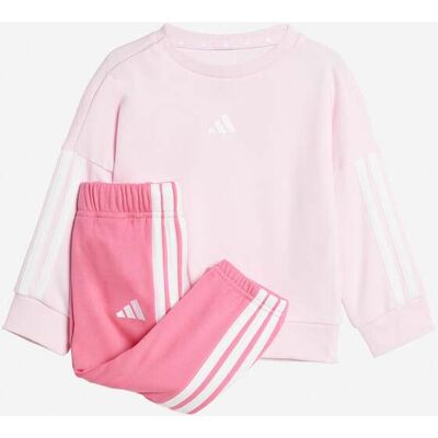 Adidas Infant 3stripes Jr - Tuta - Fucsia 3-6MESI Adidas Infant 3stripes Jr - Tuta - Fucsia 3-6MESI
