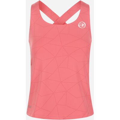 BULLPADEL Estas Padel W - T-shirt Tennis - Donna - Rosso XS BULLPADEL Estas Padel W - T-shirt Tennis - Donna - Rosso XS
