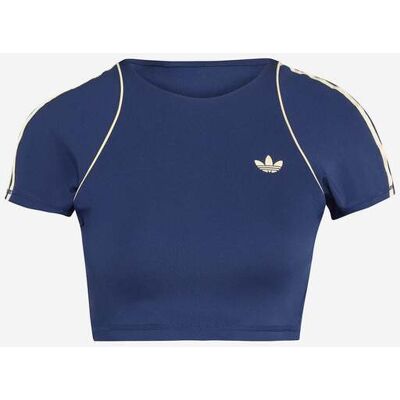 Adidas Originals Superstar W - Reggiseno Sportivo - Donna - Blu L Adidas Originals Superstar W - Reggiseno Sportivo - Donna - Blu L