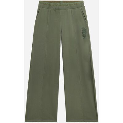Freddy Palazzo Elastic W - Pantalone - Donna - Verde XS Freddy Palazzo Elastic W - Pantalone - Donna - Verde XS