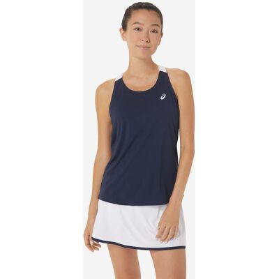 Asics Court W - T-shirt Tennis - Donna - Blu M Asics Court W - T-shirt Tennis - Donna - Blu M
