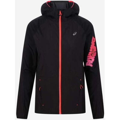 Asics Road Graphic Packable W - Giacca Running - Donna - Nero M Asics Road Graphic Packable W - Giacca Running - Donna - Nero M