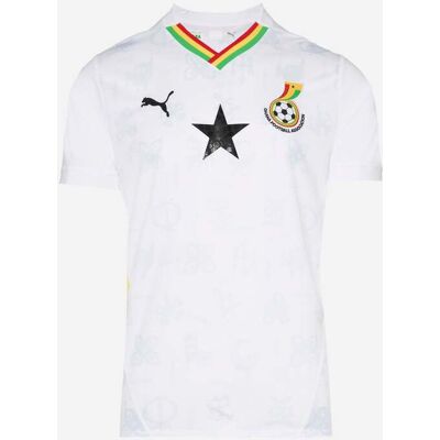 Puma Ghana Home Replica M - Maglia Calcio Ufficiale - Uomo - Color Mix L Puma Ghana Home Replica M - Maglia Calcio Ufficiale - Uomo - Color Mix L