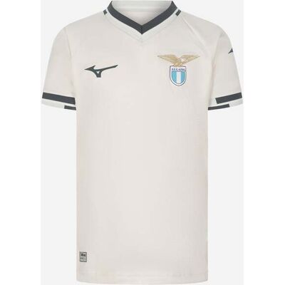 Mizuno Lazio Away 25-26 Jr - Maglia Calcio Ufficiale - Bianco 7-8ANNI Mizuno Lazio Away 25-26 Jr - Maglia Calcio Ufficiale - Bianco 7-8ANNI