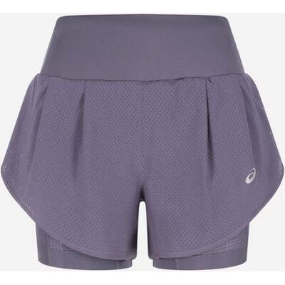 Asics Road 2in1 3.5 W - Short Running - Donna - Viola XS Asics Road 2in1 3.5 W - Short Running - Donna - Viola XS