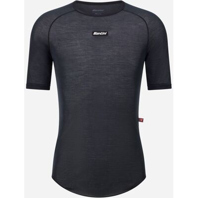 SANTINI Dry M - Maglia Ciclismo - Uomo - Nero XL-XXL SANTINI Dry M - Maglia Ciclismo - Uomo - Nero XL-XXL