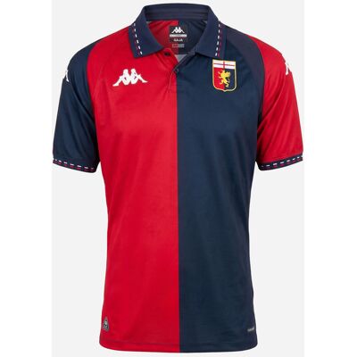 Kappa Genoa Home Kombat 26-27 M - Maglia Calcio Ufficiale - Uomo L Kappa Genoa Home Kombat 26-27 M - Maglia Calcio Ufficiale - Uomo L