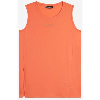 Freddy Small Logo W - Canotta - Donna - Arancione S Freddy Small Logo W - Canotta - Donna - Arancione S