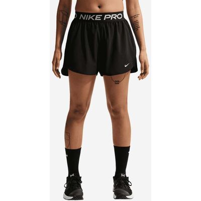 Nike Pro Logo 3in W - Short Training - Donna - Nero XS Nike Pro Logo 3in W - Short Training - Donna - Nero XS