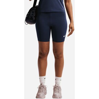 Nike Small Logo 8in W - Pantaloncini - Donna - Blu M Nike Small Logo 8in W - Pantaloncini - Donna - Blu M