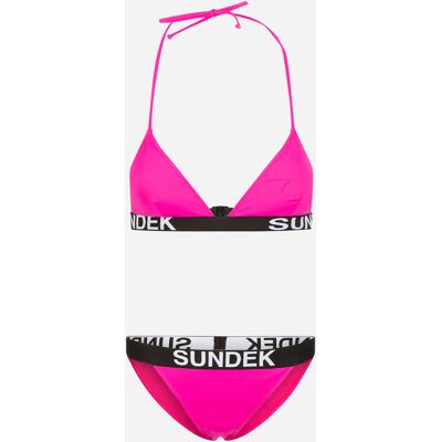 Sundek Triangolo Ban Logo W - Bikini - Donna - Fucsia XS Sundek Triangolo Ban Logo W - Bikini - Donna - Fucsia XS