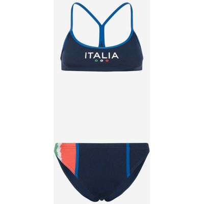 Arena Italia Fin W - Costume Piscina - Donna - Blu 42 Arena Italia Fin W - Costume Piscina - Donna - Blu 42