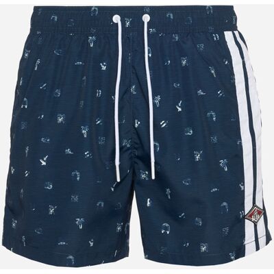 Bear Iconic Small Logo M - Boxer Mare - Uomo - Blu 46 Bear Iconic Small Logo M - Boxer Mare - Uomo - Blu 46