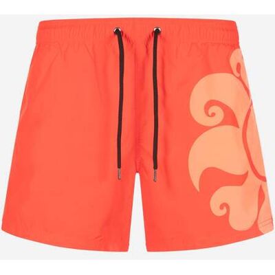 Sundek 14" Sun E Lettering M - Boxer Mare - Uomo - Arancione S Sundek 14" Sun E Lettering M - Boxer Mare - Uomo - Arancione S