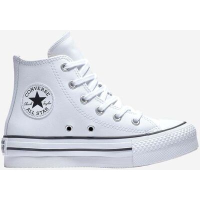 Converse Chuck Taylor All Star Eva Lift Lth Ps Jr - Scarpe Sneakers - Bianco 31 Converse Chuck Taylor All Star Eva Lift Lth Ps Jr - Scarpe Sneakers - Bianco 31