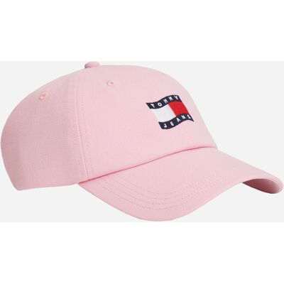 Tommy Hilfiger Logo Flag W - Cappellino - Donna - Rosa UNICA Tommy Hilfiger Logo Flag W - Cappellino - Donna - Rosa UNICA