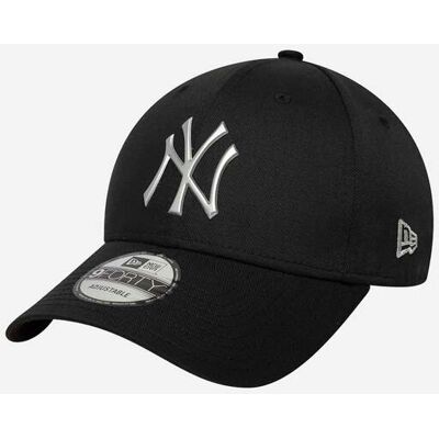new era 9forty New York Yankees Mlb Metallic - Cappellino - Nero UNICA new era 9forty New York Yankees Mlb Metallic - Cappellino - Nero UNICA