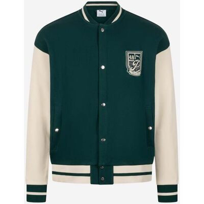 Puma Hvy Varsity Big Logo M - Felpa - Uomo - Verde L Puma Hvy Varsity Big Logo M - Felpa - Uomo - Verde L